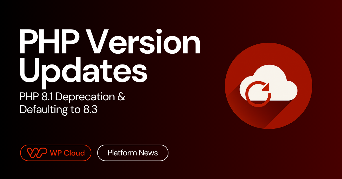 PHP 8.1 Deprecation & Setting 8.3 as Platform Default